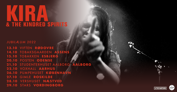 Kira And The Kindred Spirits udsender debutplade på vinyl og annoncerer DK-tour